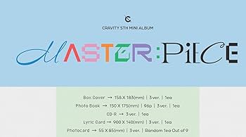 cravity MASTER:PIECE サインアルバム CRAVITY｜韓国5枚目のミニアルバム『MASTER:PIECE』ランダムバージョン